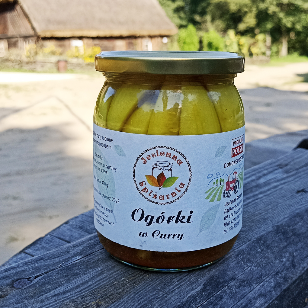 Ogórki w Curry